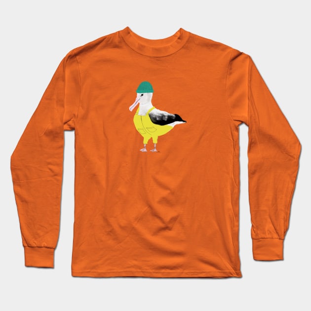 Albatross Fisherman Long Sleeve T-Shirt by EmilyLaurelHarris